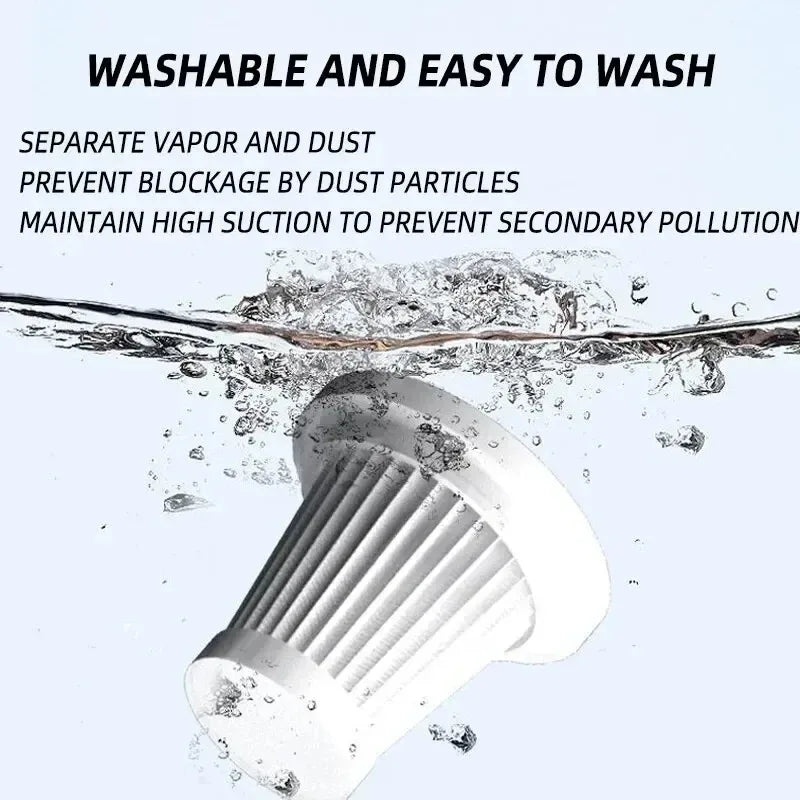 1PC Wireless Vacuum Cleaner 120W High Power Black Dual Use for Home And Car Powerful Portable Handheld Vacuum