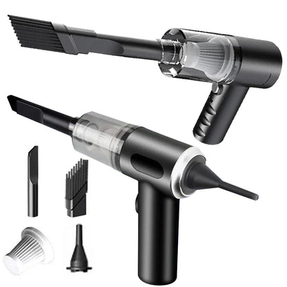 1PC Wireless Vacuum Cleaner 120W High Power Black Dual Use for Home And Car Powerful Portable Handheld Vacuum